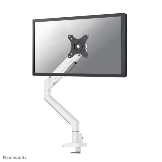 Neomounts desk monitor arm, Clamp/Grommet, 9 kg, 43.2 cm (17") 88.9 cm (35") 100 x 100 mm, White