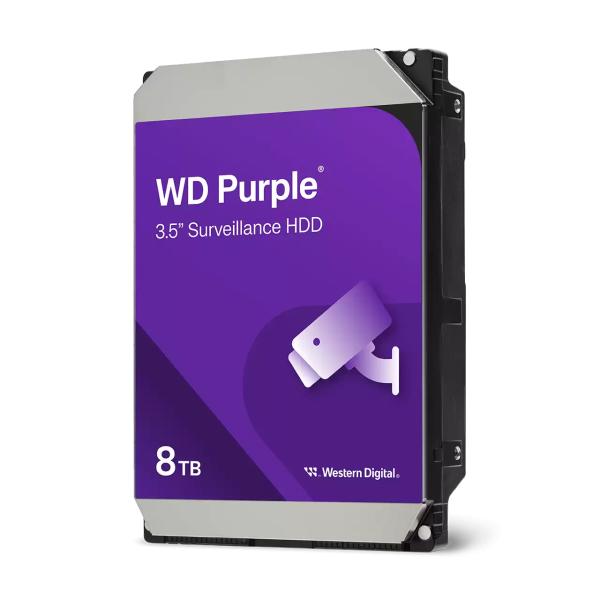 Western Digital WD85PURZ Purple Surveillance HD, 8TB, 3.5", SATA3, 7200 RPM, 256MB