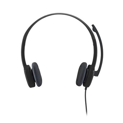 Logitech 981-000589 H151 Stereo Headset, Wired, Office/Call center, 20 - 20000 Hz, Headset, Black