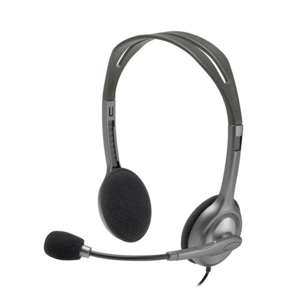 Logitech 981-000593 H111 Stereo Headset, Wired, Office/Call center, 20 - 20000 Hz, Headset, Grey