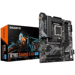 Gigabyte B760 GAMING X AX, ATX, Intel LGA1700, B760, 4x DDR5, USB 3.2 Gen 2, M.2, 2.5 GbE, TPM