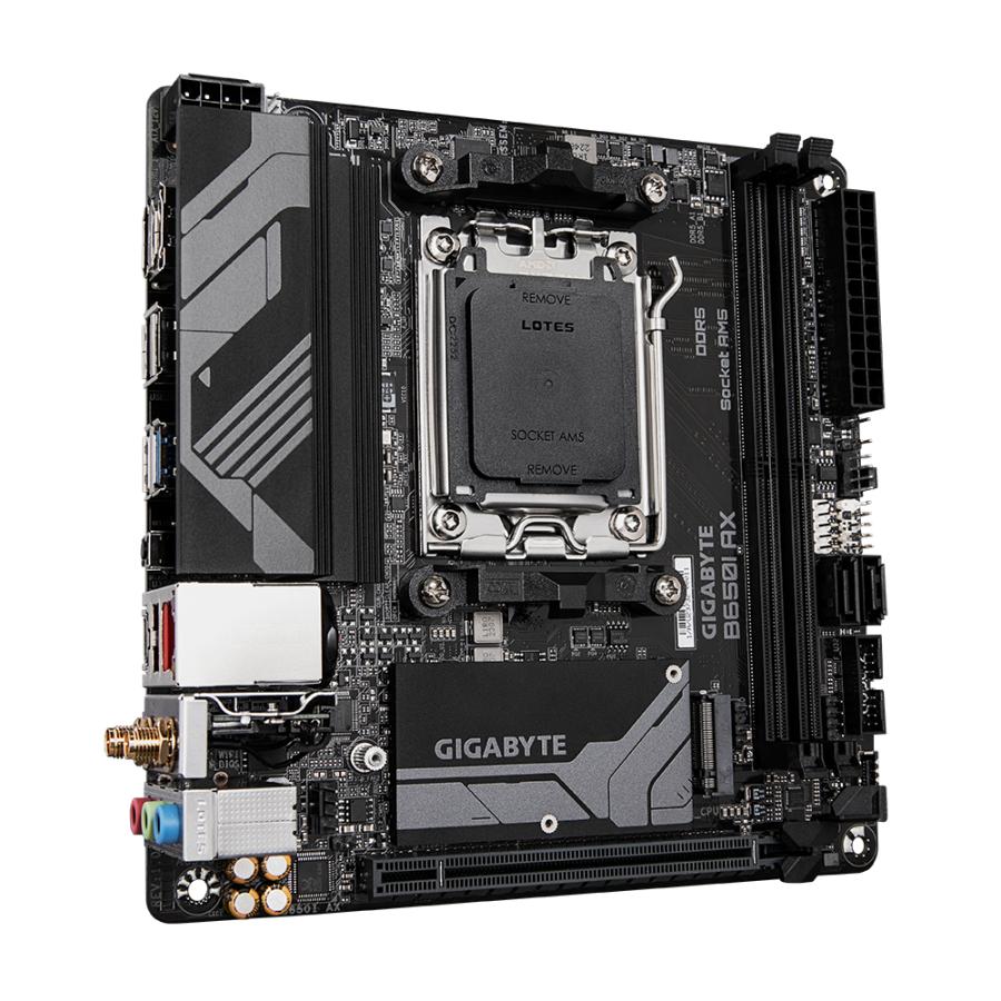 Gigabyte B650I AX, Mini-ITX, AMD AM5, 2x DDR5, USB 3.2 Gen 2, 2.5 GbE, Wi-Fi 6E, PCIe 4.0 - Afbeelding 3