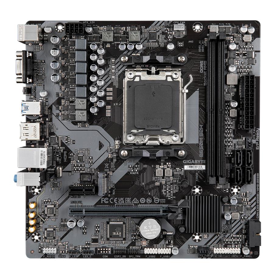 Gigabyte B650M S2H B650M S2H, AMD, AM5, B650, DDR5, USB 3.2 Gen 1, GbE, PCie 4.0 - Afbeelding 3