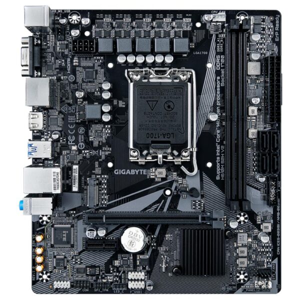 Gigabyte H610M S2H V2 H610M S2H V2, , Intel, LGA1700, DDR5 (5600MHz) GBe LAN, M.2, USB3.2 Gen 1 - Afbeelding 2