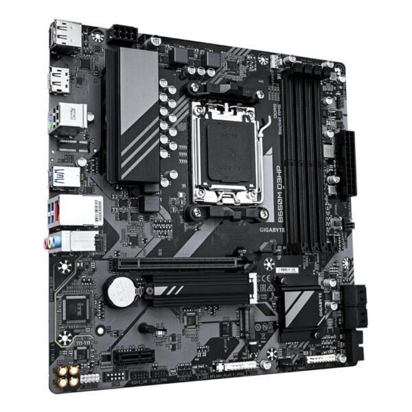 Gigabyte B650M D3HP B650M D3HP, AMD AM5, Ryzen 7000, DDR5 7600 MHz, PCIe 4.0, 2.5GbE LAN - Afbeelding 2