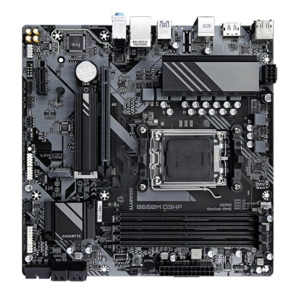 Gigabyte B650M D3HP B650M D3HP, AMD AM5, Ryzen 7000, DDR5 7600 MHz, PCIe 4.0, 2.5GbE LAN - Afbeelding 4