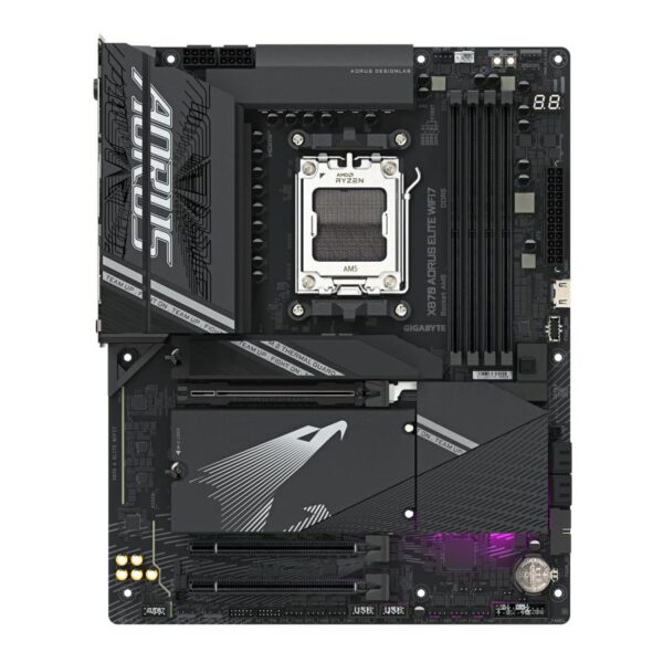 Gigabyte X870 A ELITE WIFI7, ATX, AMD AM5, X870, 4x DDR5, USB4, 2.5 GbE, Wi-Fi 7, PCIe 5.0 - Afbeelding 2