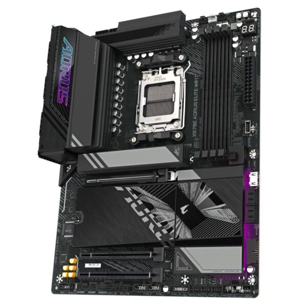 Gigabyte X870E A ELITE WIFI7, ATX, AMD AM5, X870, 4x DDR5, USB4, 2.5 GbE, Wi-FI 7, PCIe 5.0 - Afbeelding 3
