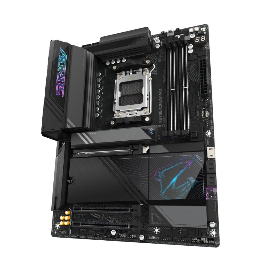 Gigabyte X870E AORUS PRO X870E AORUS PRO, ATX, AMD AM5, DDR5 8000MHz, Wi-Fi 7, 2.5GbE, USB 4 - Afbeelding 4