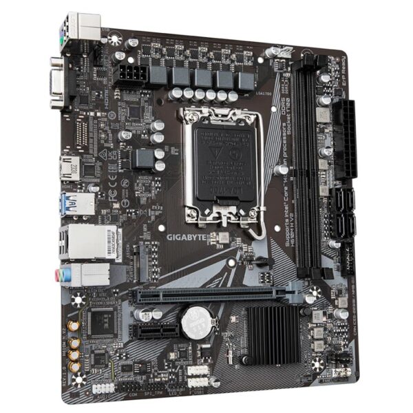 Gigabyte H610M H V2 H610M H V2, mATX, Intel LGA1700, DDR5 5600MHz, M.2, GbE LAN, USB 3.2 - Afbeelding 3