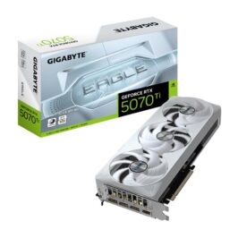 Gigabyte GV-N507TEAGLEOC ICE-16GD GeForce RTX 5070 Ti EAGLE OC ICE SFF 16G 16 GB, GDDR7, 256 bit
