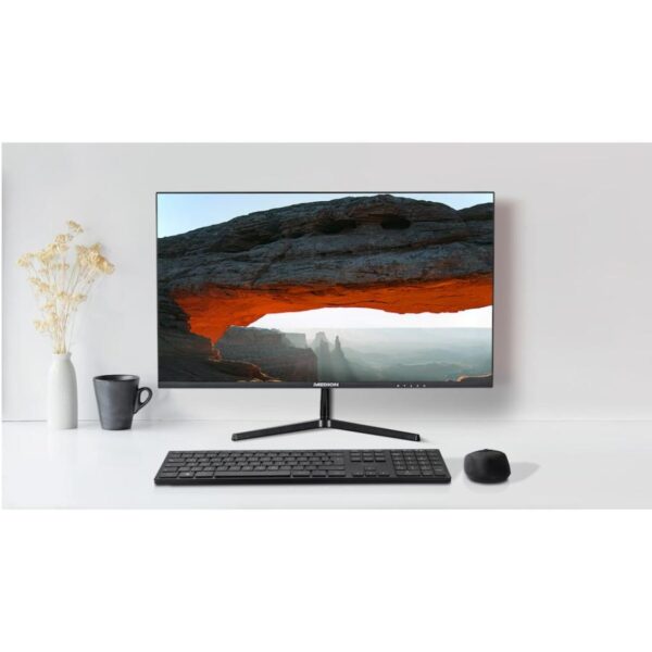 MEDION 30037893 P52726, 68.6 cm (27") 1920 x 1080 pixels, Full HD, LCD, 14 ms, Black - Afbeelding 2