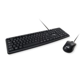 Equip 245200 245200, Full-size (100%), Wired, USB, QWERTZ, Black, Mouse included