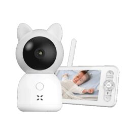 XENON X7201 Smart Baby camera without Monitor, Wi-Fi, 3 MP, Night-Vision, USB Type-C, SD, White